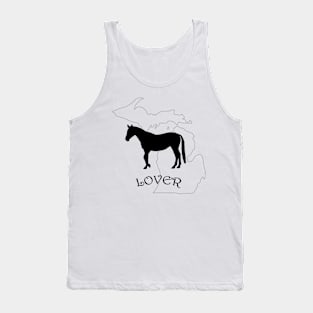 Michigan Horse Lover Gift Tank Top